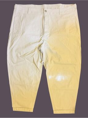 Old Navy Women’s  Cream/Tan Cotton Pants 3XL